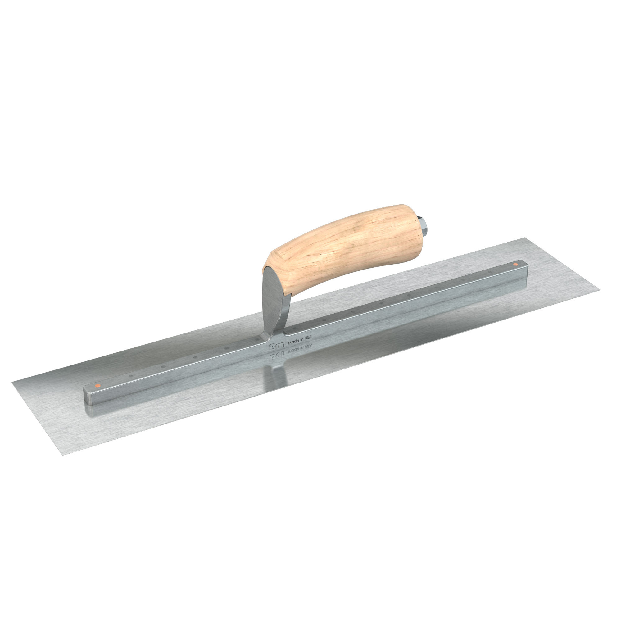 Bon Steel City, Finish Trowel - Sq. - Rs - 18 x 4.5 - Wd, Width 4.5 in, Length 18 in, Blade Material Stainless Steel, Model# 66-314